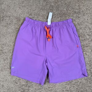 Fabletics The One Shorts Mens M Purple 7" Lined Running Athletic Gym Training